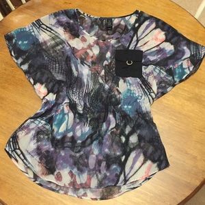 Bisou Bisou Blouse, Size Large